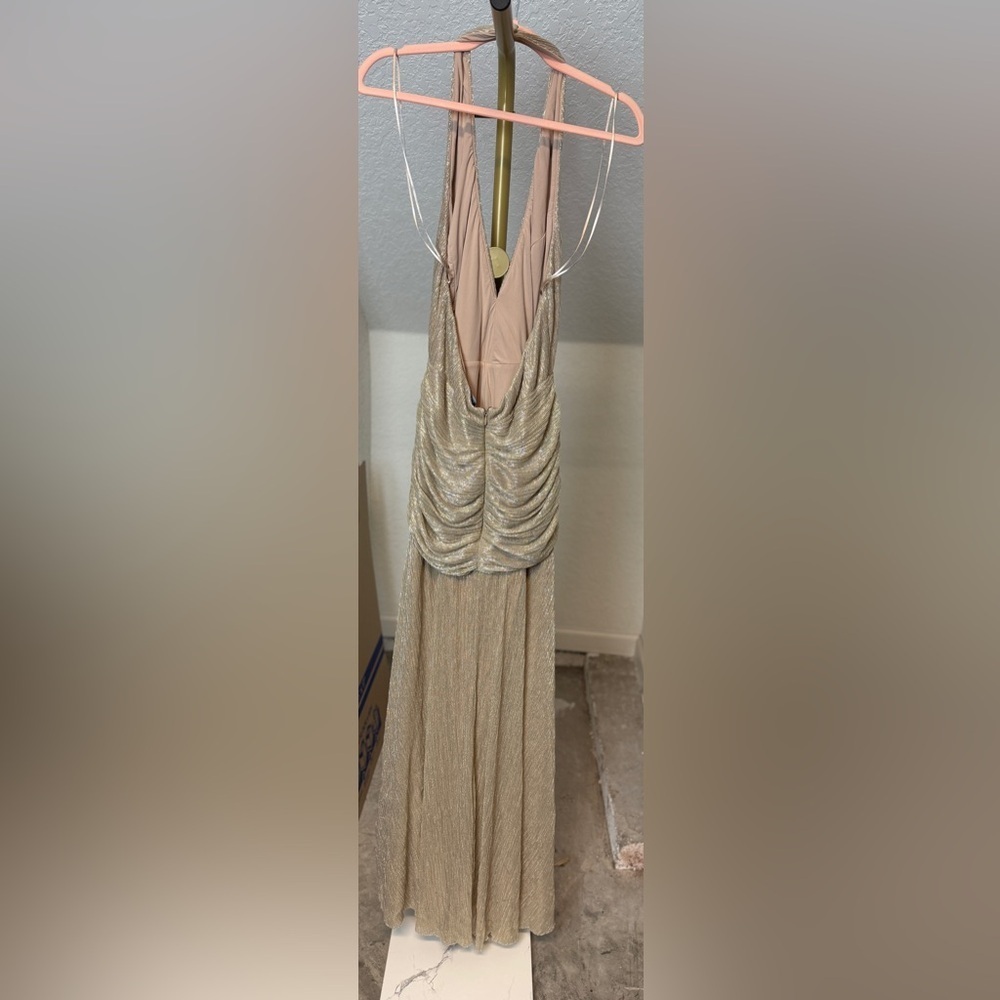 PatBO Lurex Draped Maxi Dress - Picture 7 of 12